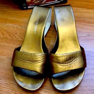 United Nude Gold Heeled Sandal